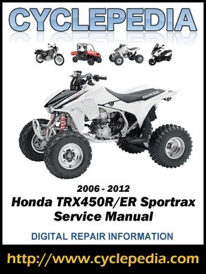 06 honda trx450r service manual